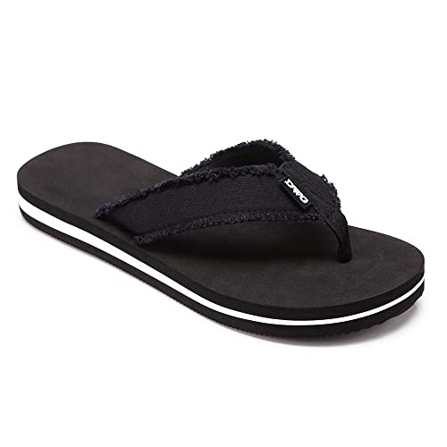 HYCLES Flip Flops Herren Damen Sandalen 7-13, Schwarz , 44 EU von HYCLES