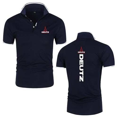 HYFZXWX Golf Poloshirt für Herren DEu-Tz Service Kurzarm T-Shirts Lässiges T-Shirt Poloshirts Größe/F/L von HYFZXWX