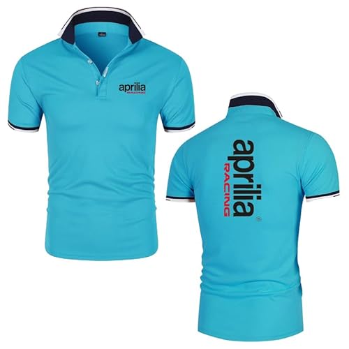 HYFZXWX Golf Poloshirt für Herren apr-Ilia Service Kurzarm T-Shirts Lässiges T-Shirt Poloshirts Vermissen/B/L von HYFZXWX