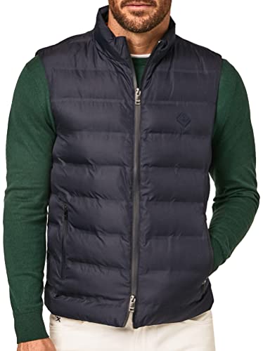 Hackett London Herren LW Gilet Oberbekleidung Weste, Blue (Navy Blazer), S von Hackett London