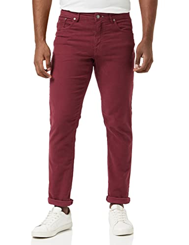 Hackett London Men's Moleskin 5 Pkt Pants, Zinfandel, 42W/30L von Hackett London