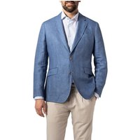 HACKETT Herren Sakko blau Leinen meliert von Hackett