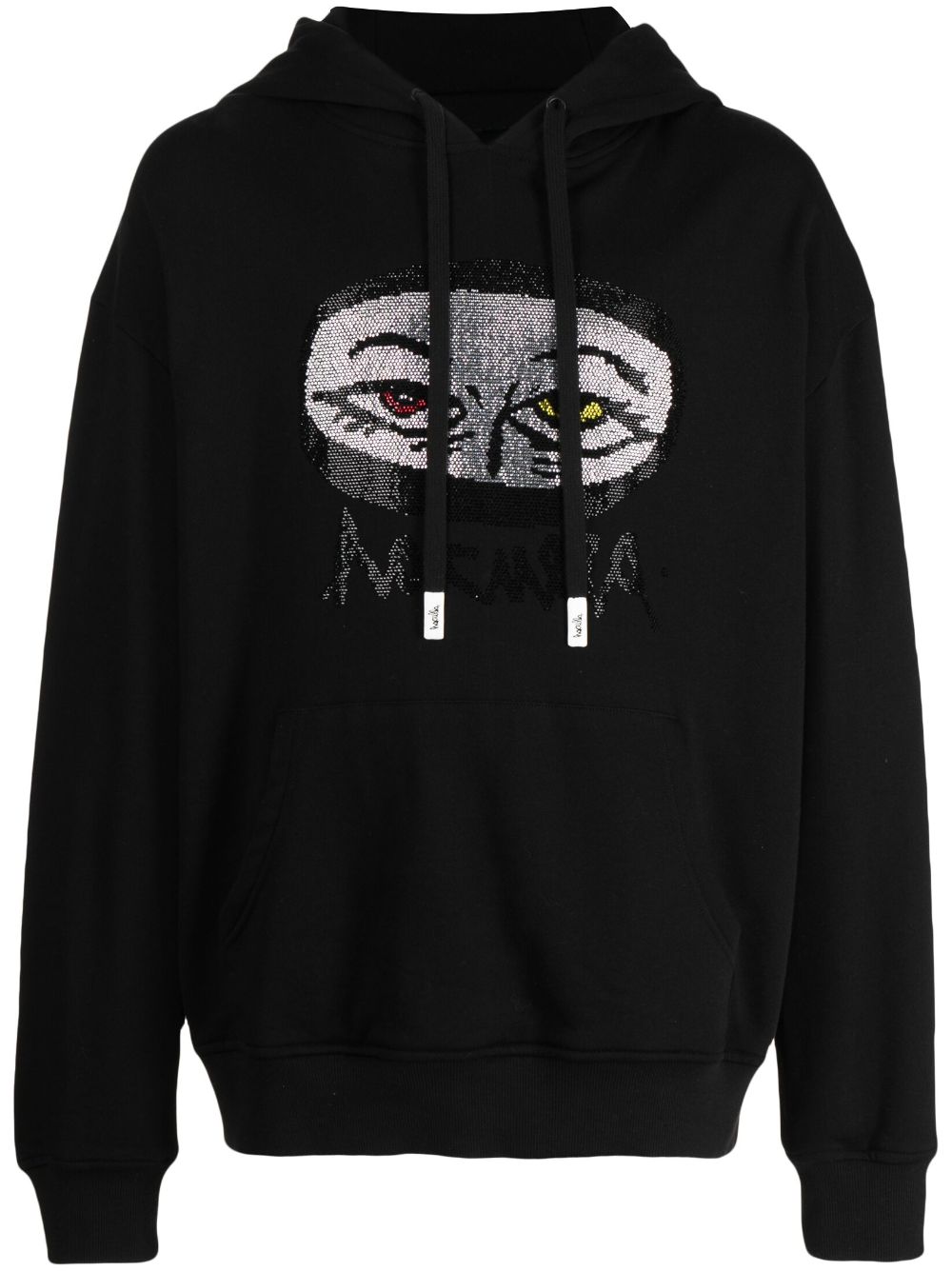 Haculla Hoodie mit Eyes on You-Applikation - Schwarz von Haculla