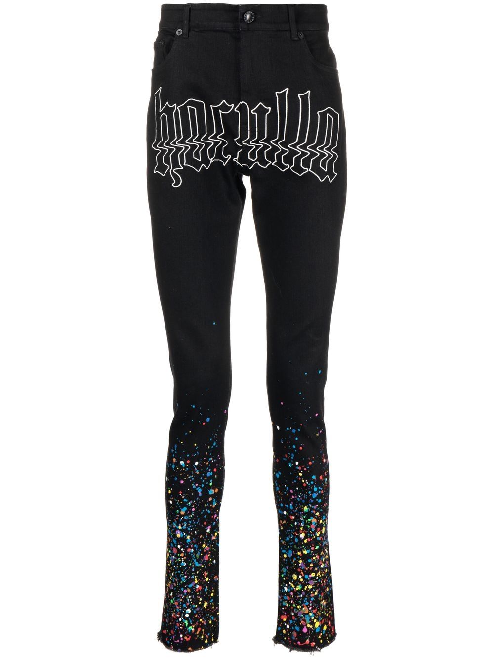 Haculla Smothered in Paint Skinny-Jeans - Schwarz von Haculla