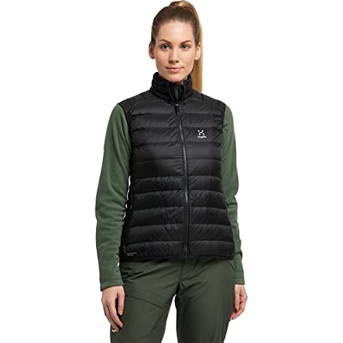 Haglöfs Daunenweste Frauen ROC Down Vest Insulating, atmungsaktiv, wasserabweisend True Black S S von Haglöfs