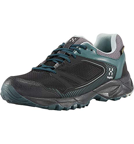 Haglöfs Trekkingschuhe Frauen Trail Fuse GT wasserdicht, atmungsaktiv, dämpfend, Abriebfest Mineral/True Black 7 40 2/3 von Haglöfs