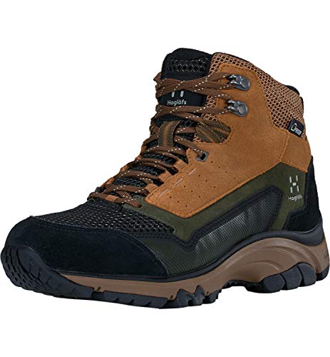 Haglöfs Wanderschuhe Frauen Skuta Mid Proof Eco wasserdicht, dämpfend, Abriebfest Oak/Deep Woods 6 39 1/3 von Haglöfs