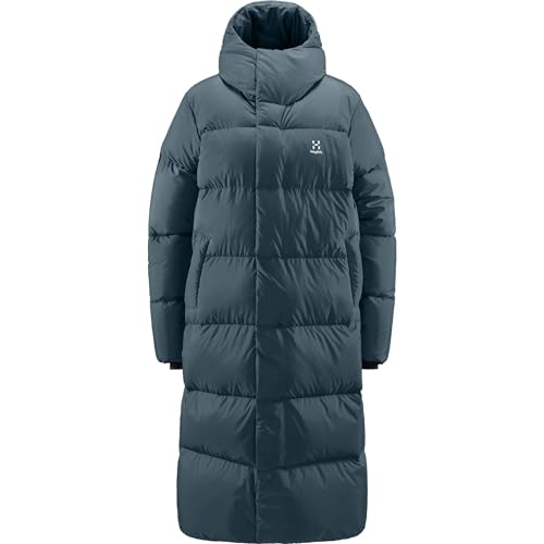 Haglofs Damen Long Down Parka Jacke, Steel Blue, 38 von Haglöfs