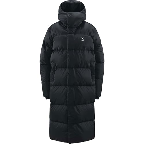 Haglofs Damen Long Down Parka Jacke, True Black, 38 von Haglöfs