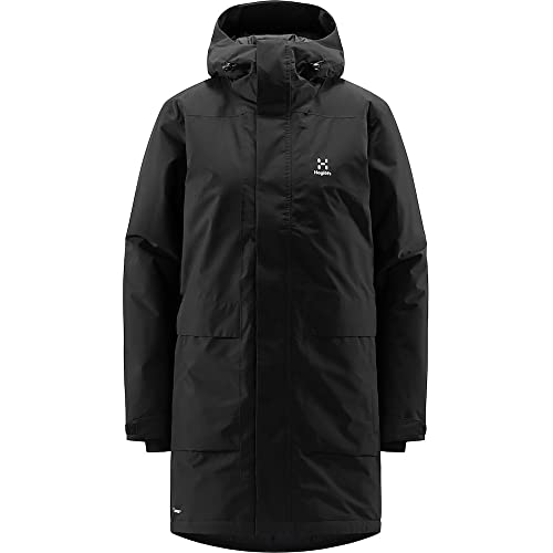 Haglofs Damen Salix Proof Mimic Parka Jacke, True Black, 38 von Haglöfs