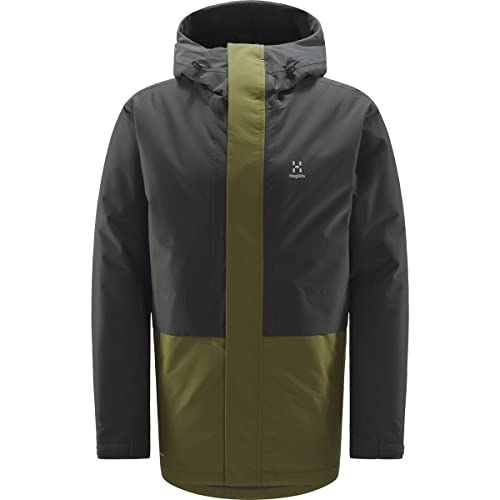 Haglofs Herren Salix Proof Mimic Parka Jacke, Magnetite/Olive Green, Large von Haglöfs