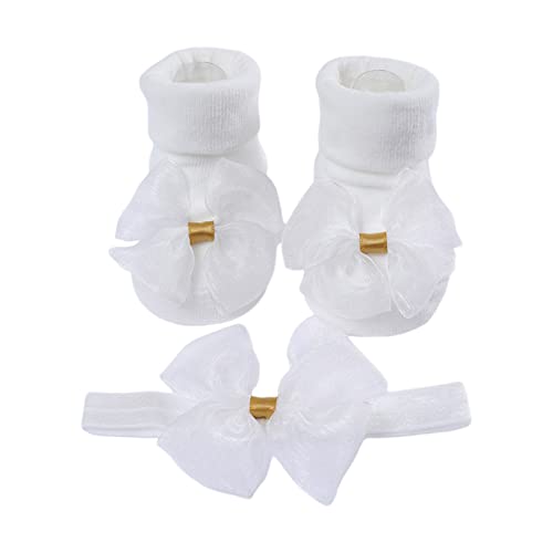 3-12m Baby Socken & Bogen Stirnband Elastische Haare Bogen Kopfbedeckung Nicht Ruhig 3-12m Baby Socken & Bogen Stirnband Elastische Haare Bogen Kopfbedeckung Nicht Ruhig von Haiki