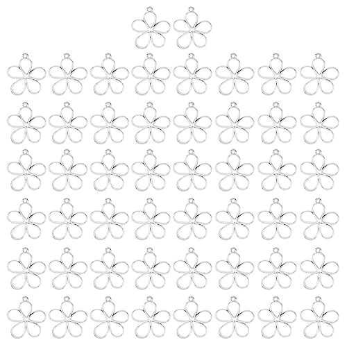 Haiki 50 Pack Hohlblumenanhänger Einzigartige Blumenanhänger Handgefertigte Schmuckzubehör Schmuckanhänger Für Schmuck Haiki 50 Pack Hohlblumenanhänger Einzigartige Blumenanhänger Handgefertigte Schmuckzubehör Schmuckanhänger Für Schmuck von Haiki
