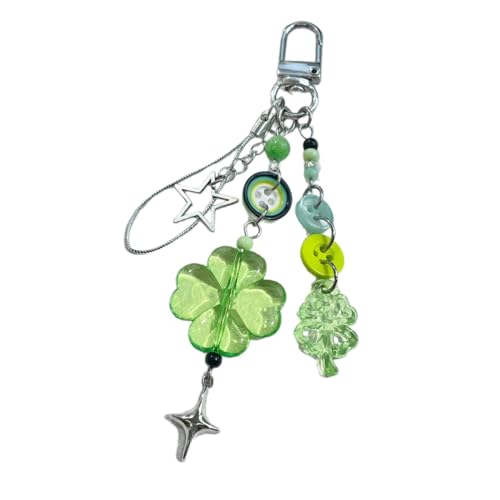 Handgefertigte Perlen Bowknot Telefonkette Vier Blattkolrovers Handy Charme Keyring Anhänger Bag Accessoire Für Frauen Und Mädchen Handgefertigte Perlen Bowknot Telefonkette Vier Blattkolrovers Handy Charme Keyring Anhänger Bag Accessoire Für Frauen Und Mädchen von Haiki