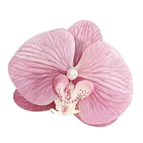 Haarspange mit realistischer Blume, Haarklammer für Damen, elegante Haarspange, Haarstyling-Zubehör, Fashio von Haipink