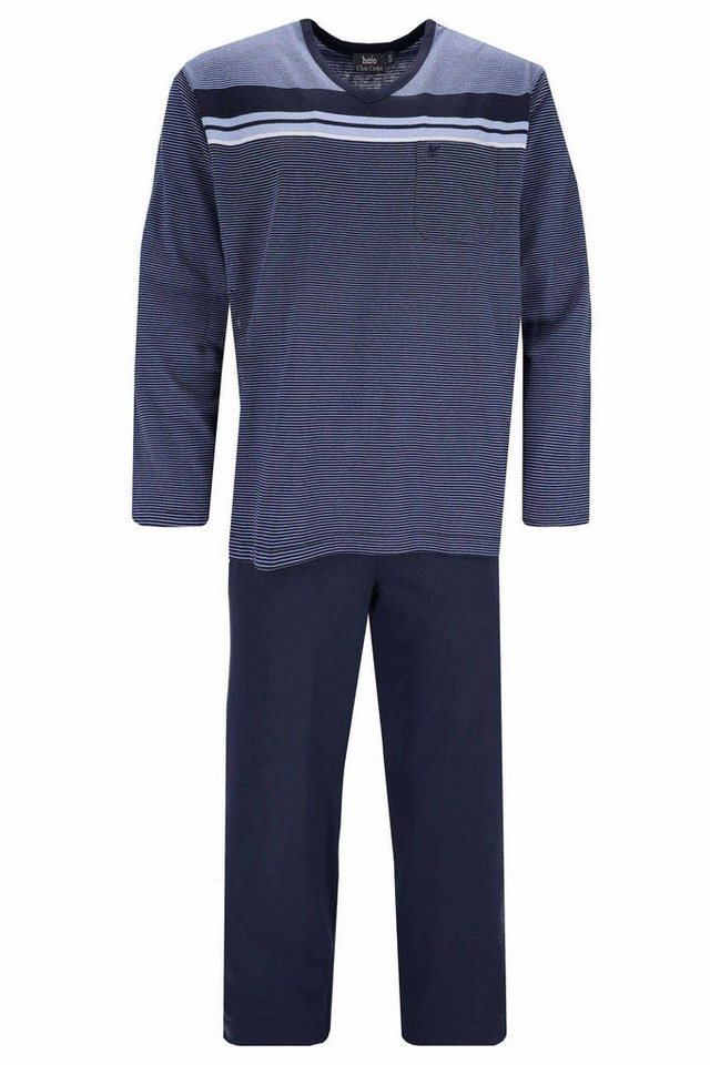 Hajo Pyjama Herren Schlafanzug, 2-tlg. Set - lang von Hajo