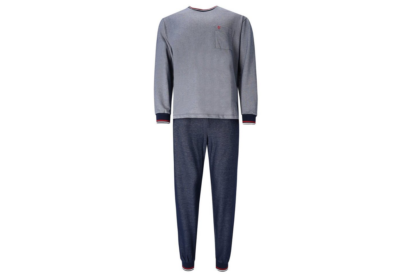 Hajo Pyjama Herren Schlafanzug Set - Klima-Light, lang von Hajo