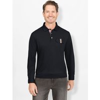 Witt Herren Langarm-Poloshirt, marine von Hajo