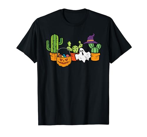 Halloween Kaktus Sukkulenten Kostüm Männer Frauen Kinder Mädchen T-Shirt von Halloween Shirts For Women Men Kids Boys Girls