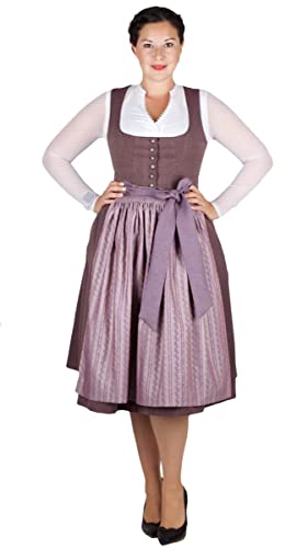 Hammerschmid Dirndl Schliersee 17080 Lila Gemustert 70cm Größe 46 von Hammerschmid