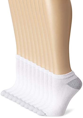 Hanes Damen 10 Paar Vorteilspack Low Cut Socken, Weiß, 40.5-46 EU von Hanes