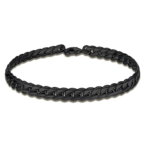 Hanessa Damen-Schmuck Armband Black-Gun plattiert in Schwarz Geschenk zu Weihnachten für die Frau von Hanessa