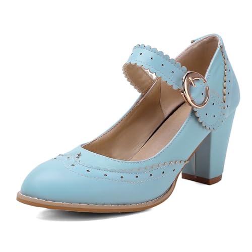 Damen Mary Janes Pumps Trachtenschuhe - Chunky High Heels Keilpumps Absatzschuhe Weite H Breite Füße Elegant Hochzeitsschuhe Brautschuhe Blockabsatz Tanzschuhe Pumps 36-43 Eu Damen Mary Janes Pumps Trachtenschuhe - Chunky High Heels Keilpumps Absatzschuhe Weite H Breite Füße Elegant Hochzeitsschuhe Brautschuhe Blockabsatz Tanzschuhe Pumps 36-43 Eu von Hanraz