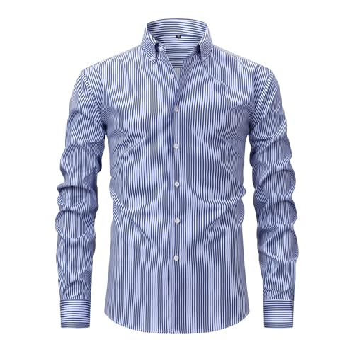 Herren Hemd Rot, Hemd Gestreift Herren Business Bügelfrei Mit Knöpfen Hemd Hemden Modern Fit Regular Fit Casual Herrenhemden Herrenhemd Basic Einfarbig Freizeit Oberhemden Freizeithemden Herren Hemd Rot, Hemd Gestreift Herren Business Bügelfrei Mit Knöpfen Hemd Hemden Modern Fit Regular Fit Casual Herrenhemden Herrenhemd Basic Einfarbig Freizeit Oberhemden Freizeithemden von Hanraz