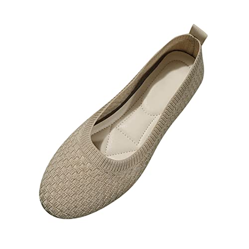 Hanraz Ballerinas Damen Sportlich: rutschfest Schuhe Sommer Damen Schuhe Ballerinas Elegant Sommer Flache Schuhe Für Damen Flach Sportschuhe Damenschuhe von Hanraz