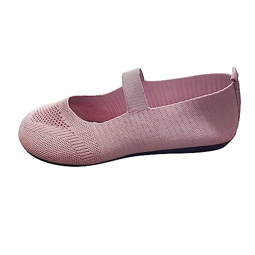 Hanraz Ballerinas Schwarz, Stricken Sportschuhe Klassische Ballerinas Strick Spitze Balerinaschuhe Damen Sommer Spitze Flach Sommerschuhe Flache Schuhe von Hanraz