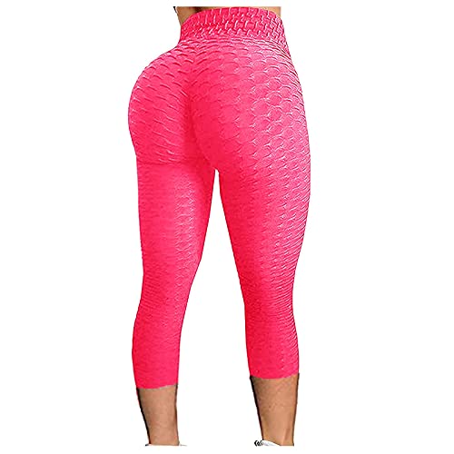 Hanraz Leggings Damen Lange Sporthose Fitnesshose Bauchkontrolle Sport Blickdicht Tights für zum Laufen von Hanraz