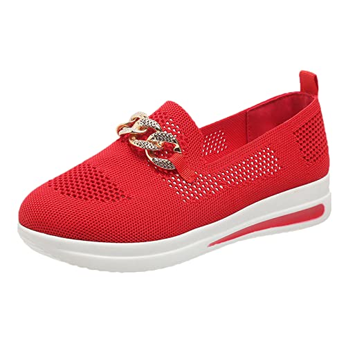 Hanraz Sportliche Ballerinas Damen Sportlich Stoffballerinas Komfortable Stoffballerinas Damen Damenschuhe Schwarz Elegant Eleganter Sommerschuhe Schuhe von Hanraz