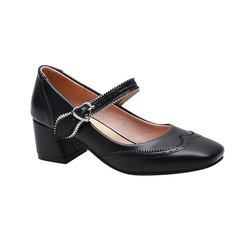 Trachtenschuhe Damen Pumps Damen Mary Jane Halbschuhe - Weite H Elegant Tanzschuhe Pumps High Heels Chunky Blockabsatz Hochzeitsschuhe Brautschuhe Breite Füße Riemchenpumps Keilpumps 36-43 Eu Trachtenschuhe Damen Pumps Damen Mary Jane Halbschuhe - Weite H Elegant Tanzschuhe Pumps High Heels Chunky Blockabsatz Hochzeitsschuhe Brautschuhe Breite Füße Riemchenpumps Keilpumps 36-43 Eu von Hanraz