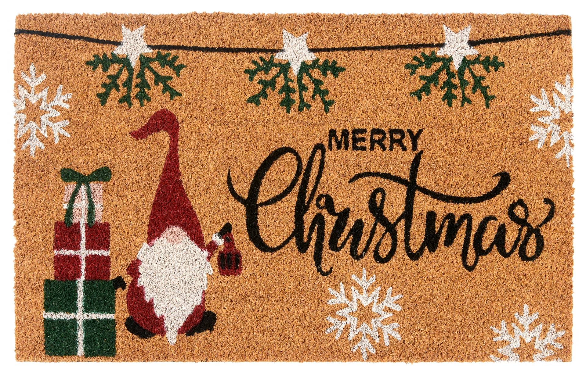 HANSE Home Fußmatte "Kokos Merry Christmas Gifts, Türmatte", rechteckig, 15 mm Höhe, Schmutzfangmatte, Rutschfest, Outdoor, Weihnachten, Kokosmatte, Flur HANSE Home Fußmatte "Kokos Merry Christmas Gifts, Türmatte", rechteckig, 15 mm Höhe, Schmutzfangmatte, Rutschfest, Outdoor, Weihnachten, Kokosmatte, Flur von Hanse Home