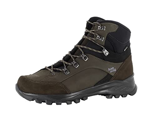 Hanwag M Alta Bunion Ii GTX Braun-Schwarz, Herren Gore-Tex Wanderschuh, Größe EU 42.5 - Farbe Mocca - Black von Hanwag