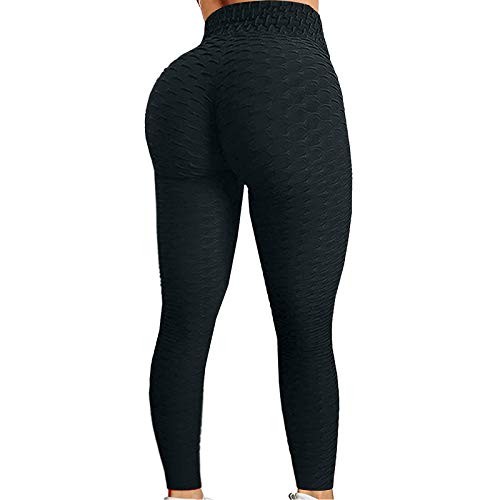 Leggings Damen High Waist Sport Yogahose Blickdicht Leggins Anti Cellulite Strumpfhose Hose Push Up Trainingshose Laufhose von HANXIULIN