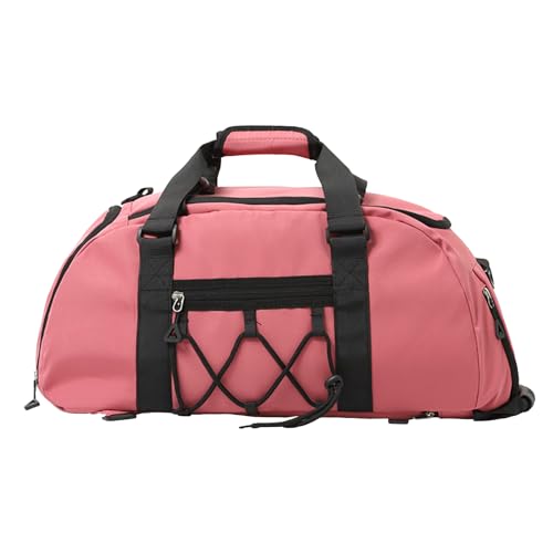 Hapihom Sporttasche für Herren, Sporttasche mit Schuhfach und Wasserdichter Tasche, Tragetasche für Reisen, Gym Sport Tasche, Wasserdicht Trainingstasche, Herren Fitnesstasche Rosa von Hapihom