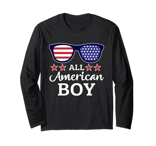 Family Matching 4th Of Juuly All American Boy Sunglasses Langarmshirt Family Matching 4th Of Juuly All American Boy Sunglasses Langarmshirt von Happy 4th Of July Independence Day Gifts