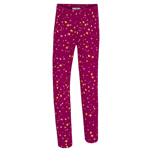 Happy Girls® Mädchen Winter Thermo Leggings, Größe:110, Farbe:Beere von Happy Girls