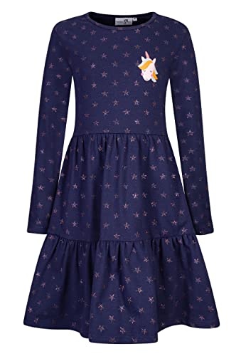 Happy Girls Mädchen Kleid Kinderkleid, Navy, 104 von Happy Girls