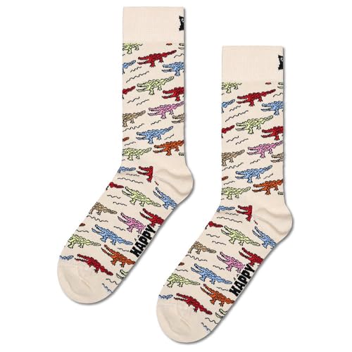 Happy Socks CROCODILE SOCK (DE/NL/SE/PL, Numerisch, 41, 46, Regular, Regular, Mehrfarbig) von Happy Socks