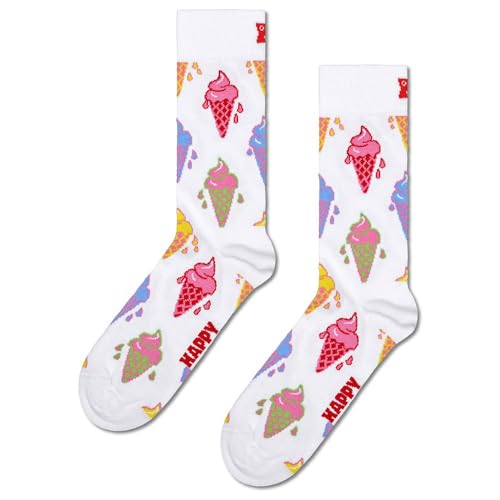 Happy Socks ICE CREAM SOCK (DE/NL/SE/PL, Numerisch, 41, 46, Regular, Regular, Mehrfarbig) von Happy Socks