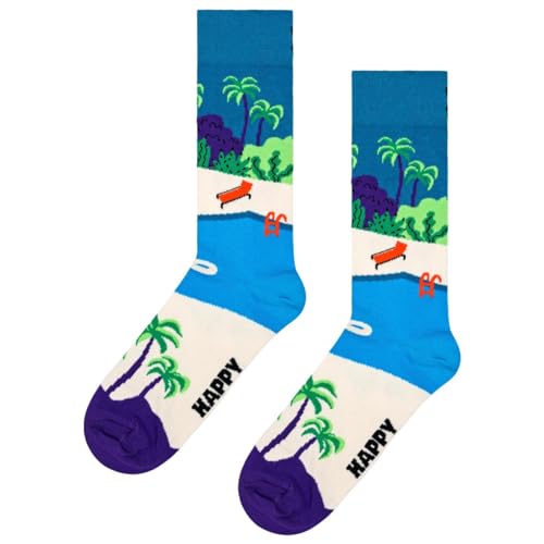 Happy Socks POOL SIDE SOCK (DE/NL/SE/PL, Numerisch, 41, 46, Regular, Regular, Mehrfarbig) von Happy Socks