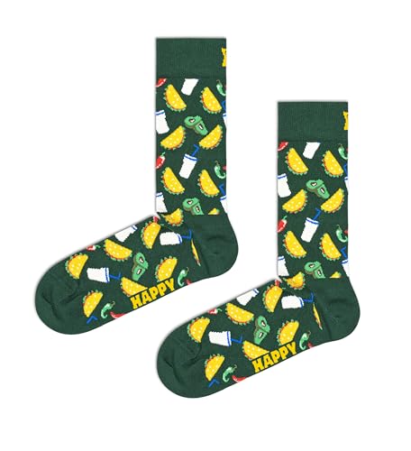 Happy Socks Unisex Taco Socken, Mehrfarbig, 41-46 von Happy Socks