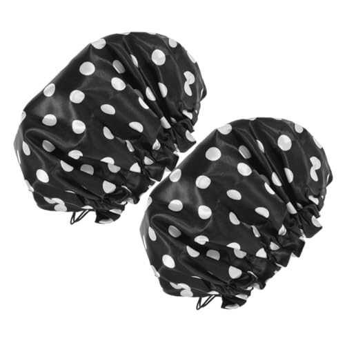 Happyyami 2Stücke Verstellbare Duschhaube für Damen und Herren für Langes Haar Schützt vor Hitzeschäden Bequem und Wiederverwendbare Badekappen Happyyami 2Stücke Verstellbare Duschhaube für Damen und Herren für Langes Haar Schützt vor Hitzeschäden Bequem und Wiederverwendbare Badekappen von Happyyami