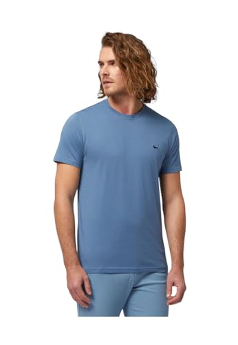 Harmont & Blaine Kurzarm-T-Shirt mit kontrastierendem Logo INL001021223, hellblau, 56 von Harmont & Blaine