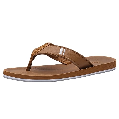 Harssidanzar KM230UK Herren-Flip-Flops, klassischer Tanga, leicht, schnelltrocknend, wasserdicht, Sommer, Strand, Sandalen, camel, 42.5 EU Harssidanzar KM230UK Herren-Flip-Flops, klassischer Tanga, leicht, schnelltrocknend, wasserdicht, Sommer, Strand, Sandalen, camel, 42.5 EU von Harssidanzar