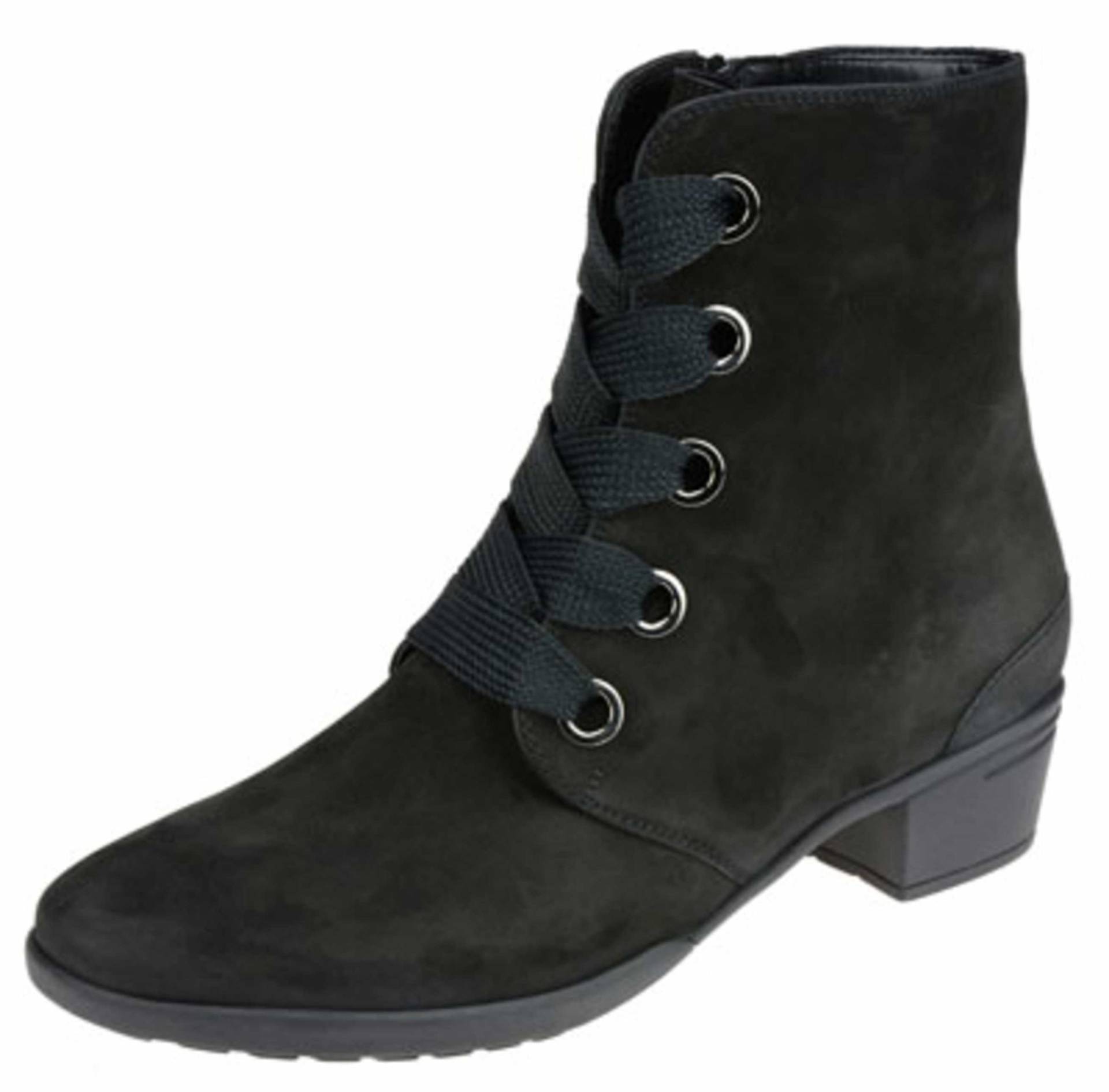 female Schnür-Stiefeletten schwarz 37 von Hartjes