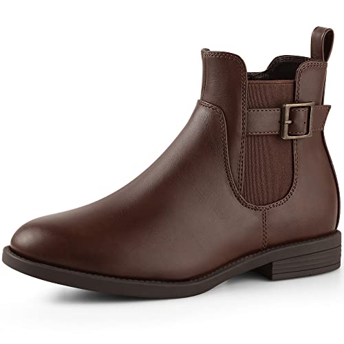 Harvest Land Damen Stiefel Damen Bequeme Chelsea Boots Stiefeletten Stilvolle klassische Schuhe für Erwachsene Coffee40 von Harvest Land