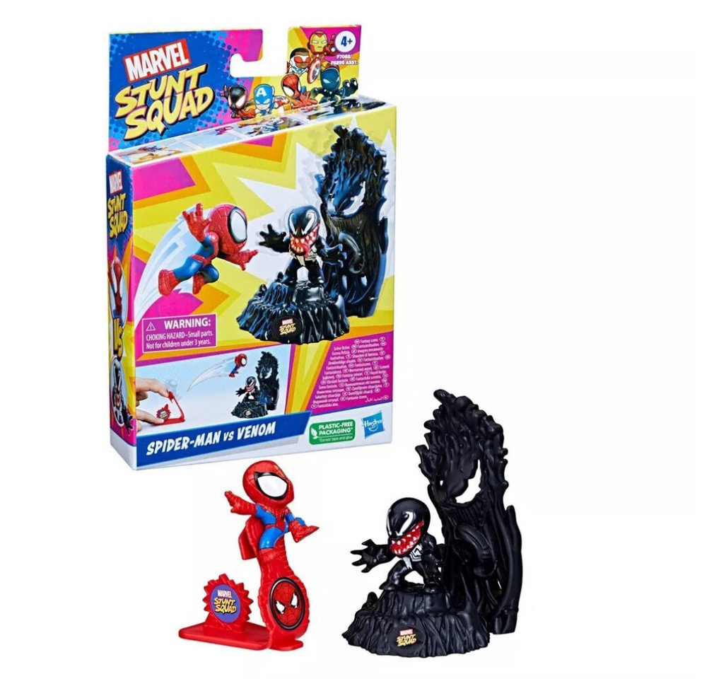 Hasbro Körperpflegemittel Marvel - Stunt Squad Eroi Vs. Cattivi: Spider-Man Vs. Venom von Hasbro